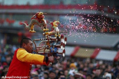  تصاویری زیبا از جشن سال نو در چین 